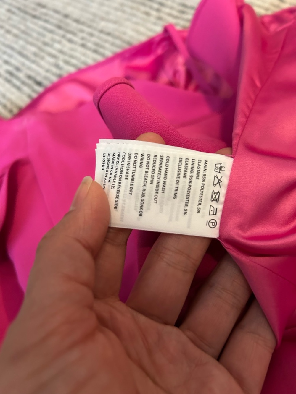 Bardot Hot Pink Ruffle-Trim Midi Dress Size 8 M - Picture 8 of 9